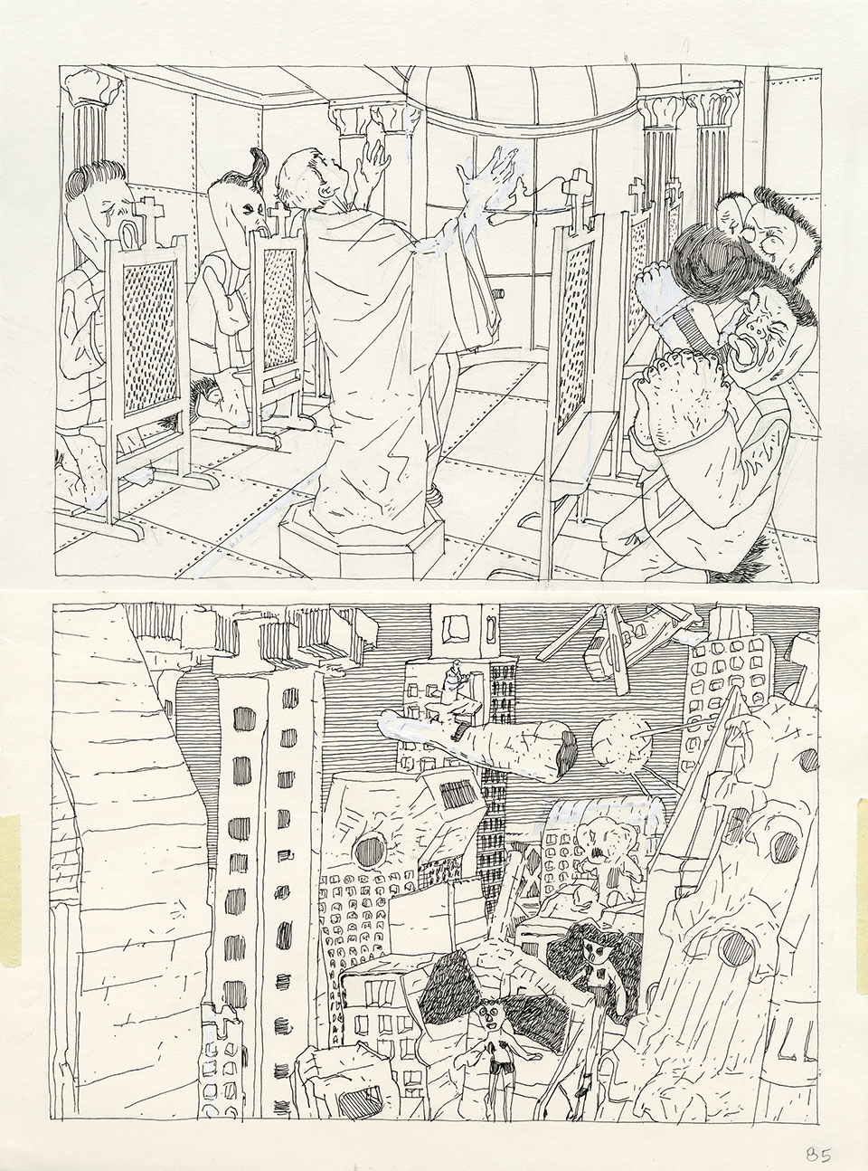 From Vivre à FranDisco, by Thierry Van Hasselt & Marcel Schmitz (Frémok, 2016)