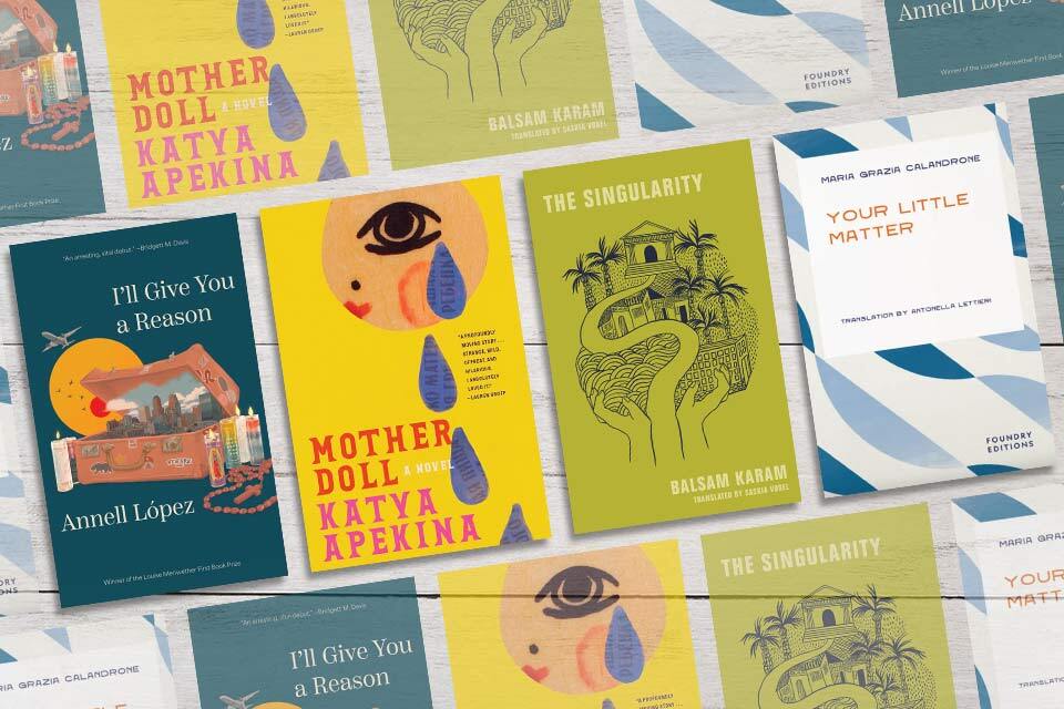 The covers to the books discussed in the article below