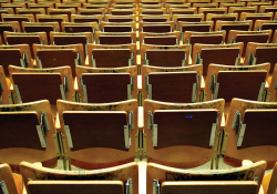 Classroom full of chairs